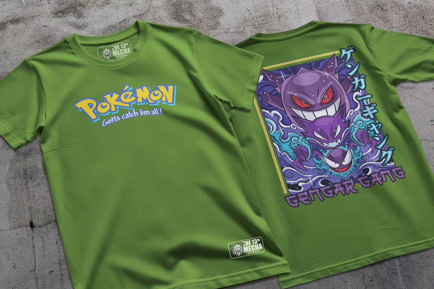 Pokemon - Gengar 01 Premium Anime Design, High Quality DTF Print, 100% Cotton Shirt