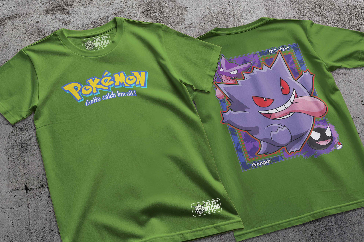 Pokemon - Gengar 02 Premium Anime Design, High Quality DTF Print, 100% Cotton Shirt