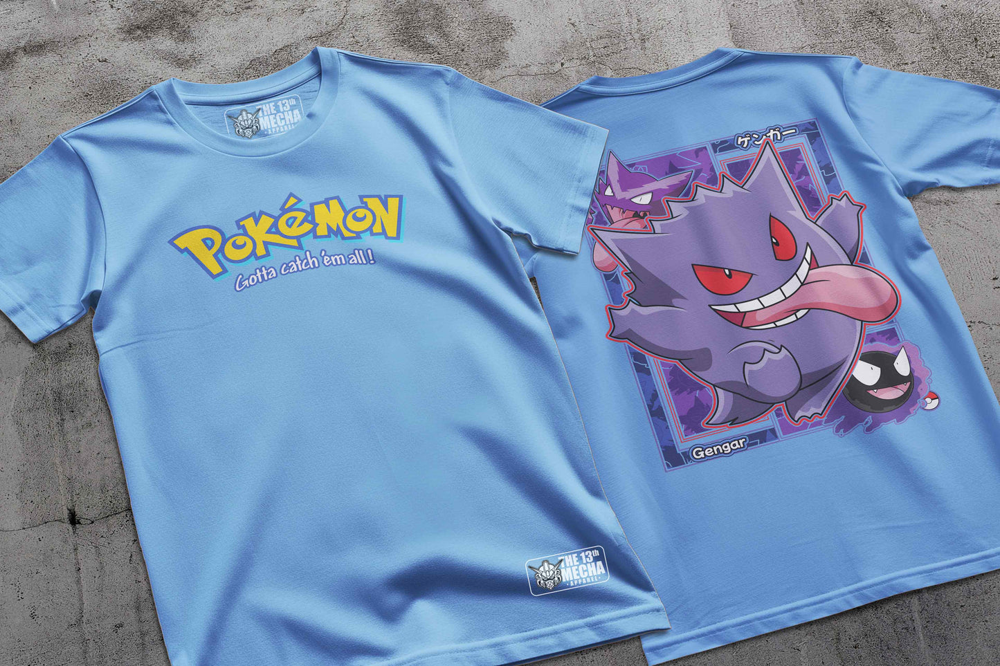 Pokemon - Gengar 02 Premium Anime Design, High Quality DTF Print, 100% Cotton Shirt