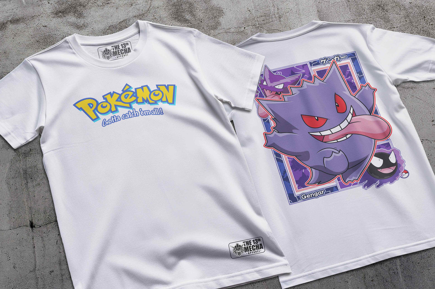 Pokemon - Gengar 02 Premium Anime Design, High Quality DTF Print, 100% Cotton Shirt