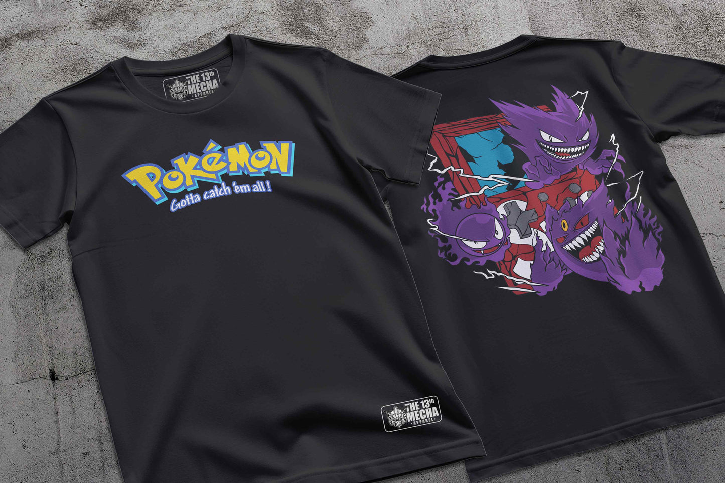 Pokemon - Gengar 03 Premium Anime Design, High Quality DTF Print, 100% Cotton Shirt
