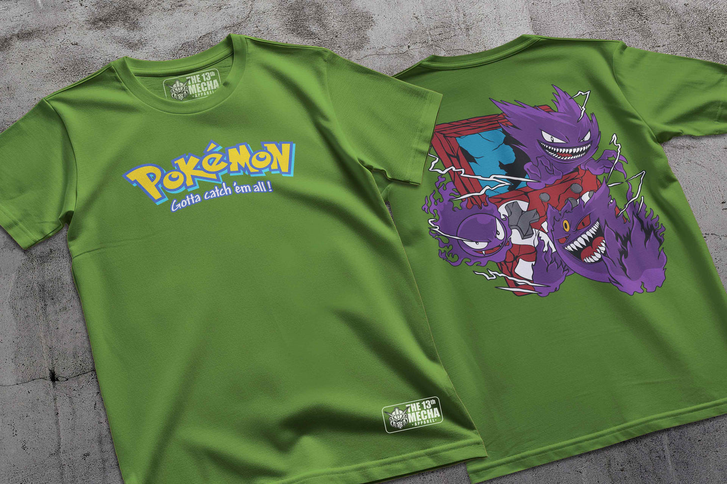 Pokemon - Gengar 03 Premium Anime Design, High Quality DTF Print, 100% Cotton Shirt