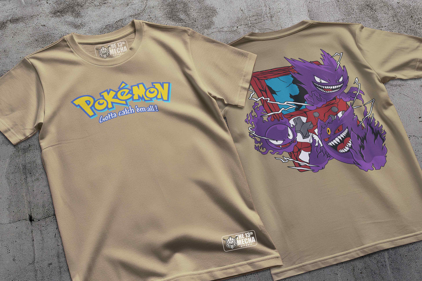 Pokemon - Gengar 03 Premium Anime Design, High Quality DTF Print, 100% Cotton Shirt