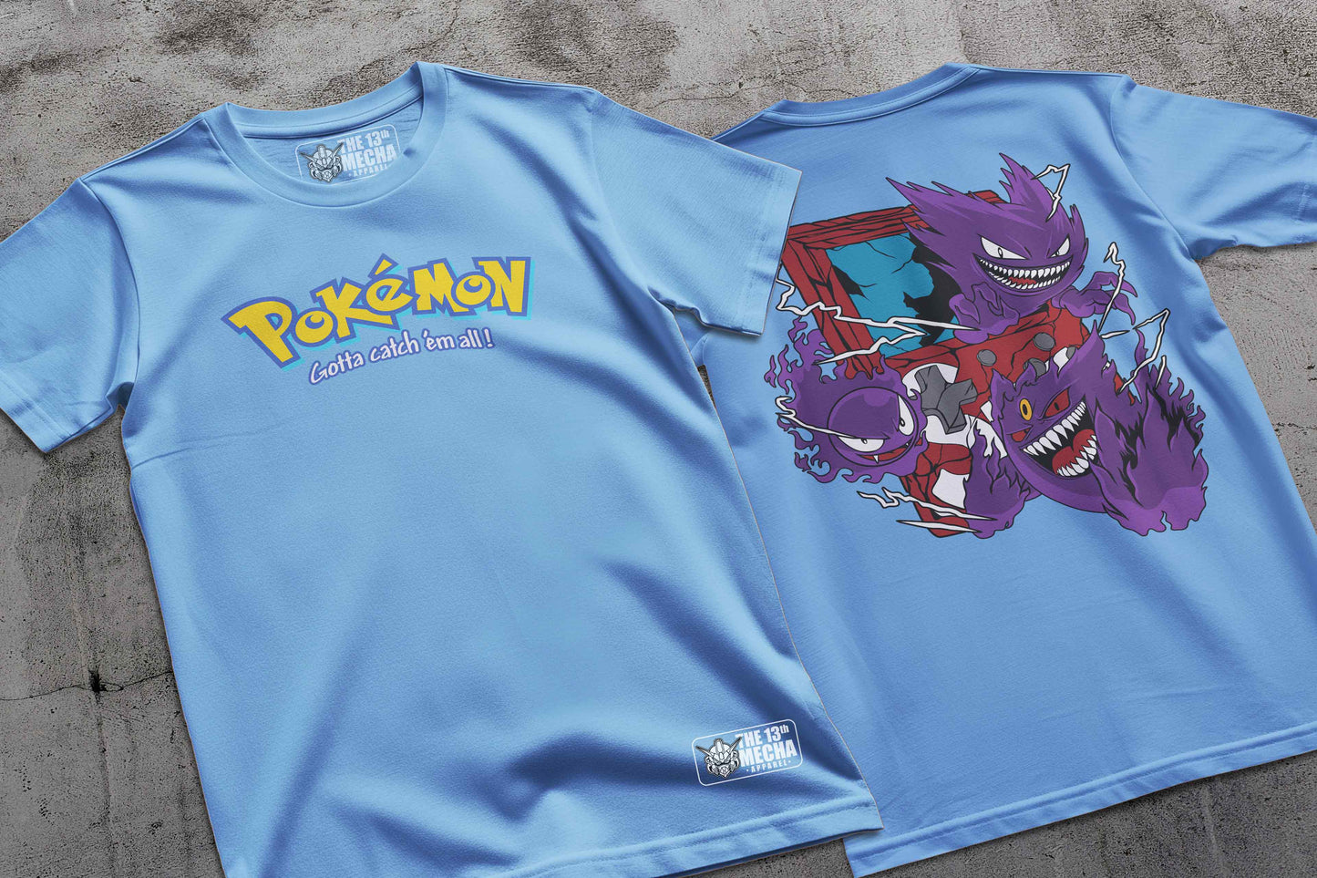 Pokemon - Gengar 03 Premium Anime Design, High Quality DTF Print, 100% Cotton Shirt