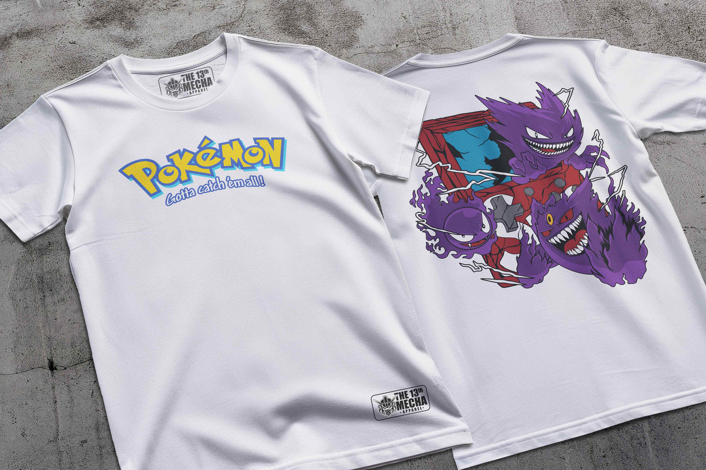 Pokemon - Gengar 03 Premium Anime Design, High Quality DTF Print, 100% Cotton Shirt