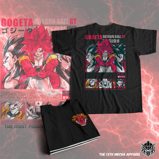 Dragon Ball GT - Gogeta 01 Premium Anime Design, High Quality DTF Print, 100% Cotton Shirt