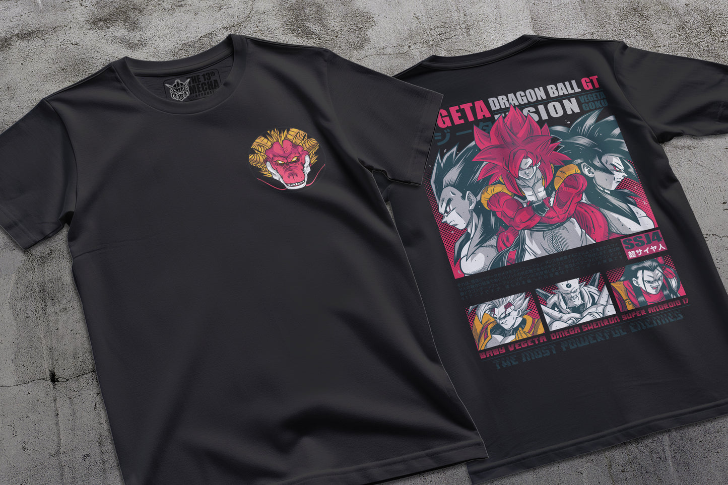 Dragon Ball GT - Gogeta 01 Premium Anime Design, High Quality DTF Print, 100% Cotton Shirt