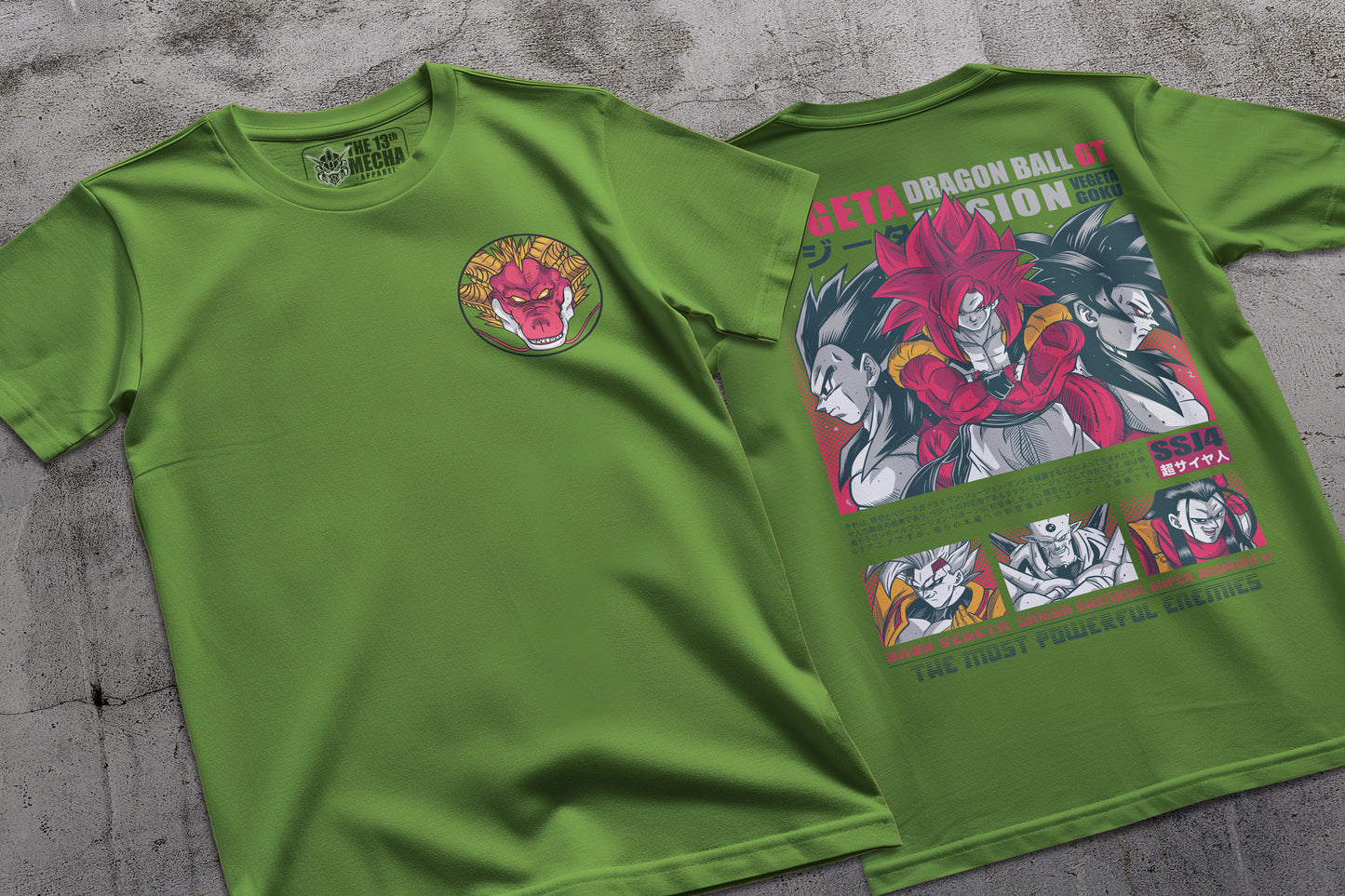 Dragon Ball GT - Gogeta 01 Premium Anime Design, High Quality DTF Print, 100% Cotton Shirt