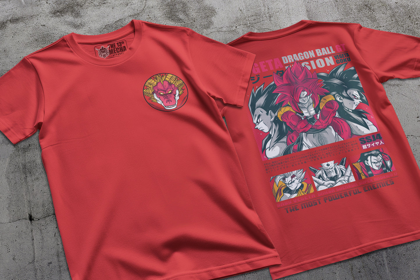 Dragon Ball GT - Gogeta 01 Premium Anime Design, High Quality DTF Print, 100% Cotton Shirt