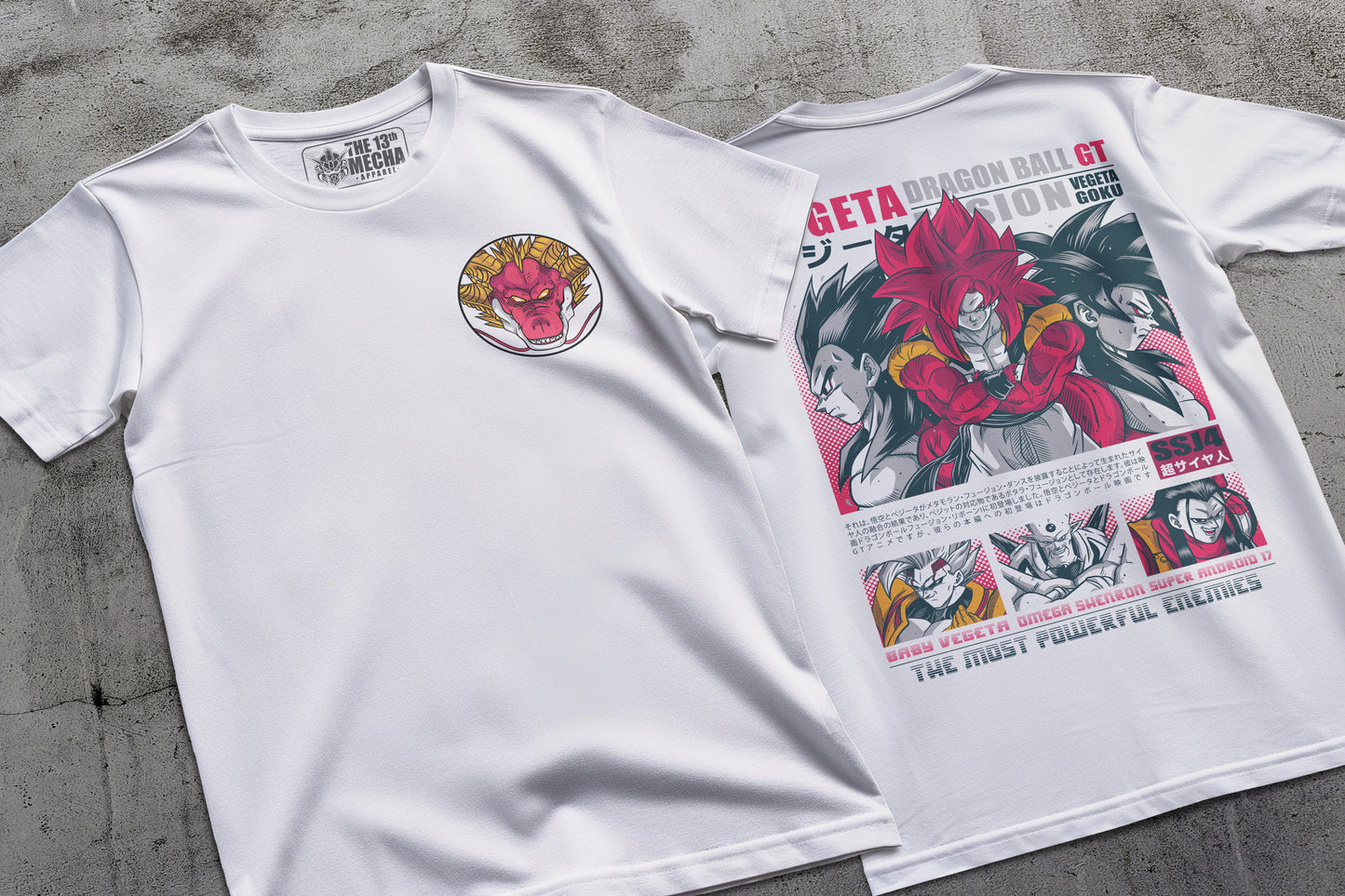Dragon Ball GT - Gogeta 01 Premium Anime Design, High Quality DTF Print, 100% Cotton Shirt