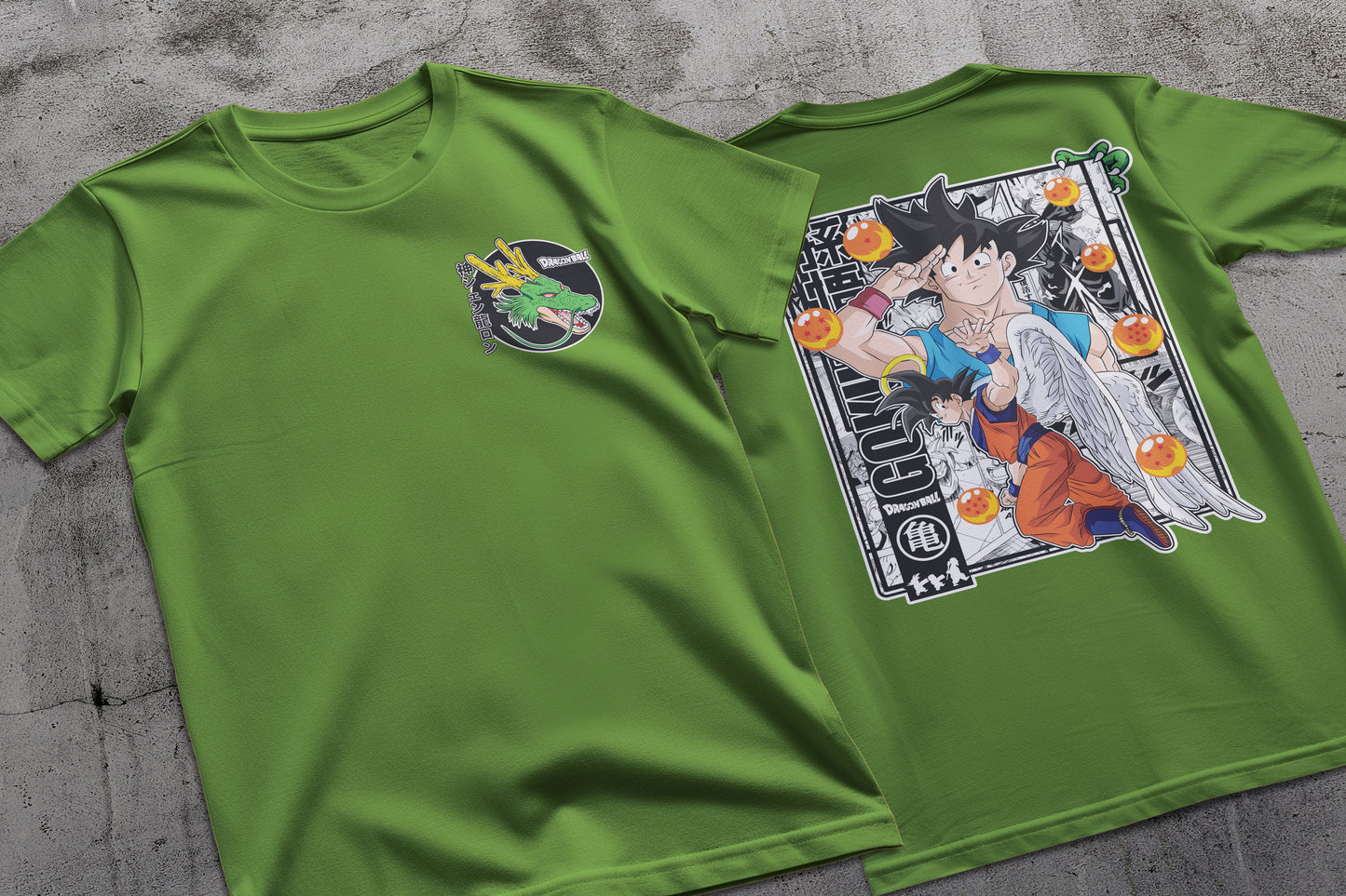 Dragon Ball - Goku 01 Premium Anime Design, High Quality DTF Print, 100% Cotton Shirt