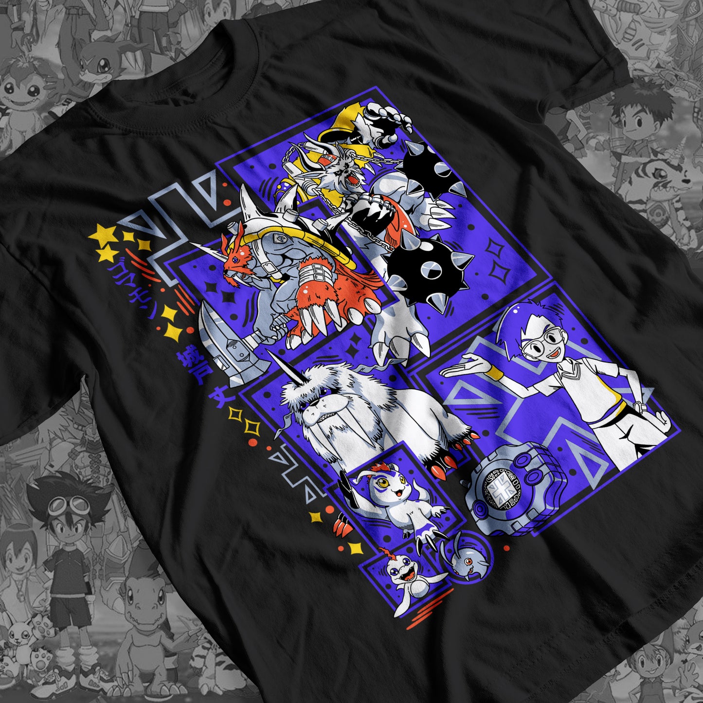 Digimon: Gomamon 01 Premium Anime Design, High Quality DTF Print, 100% Cotton Shirt