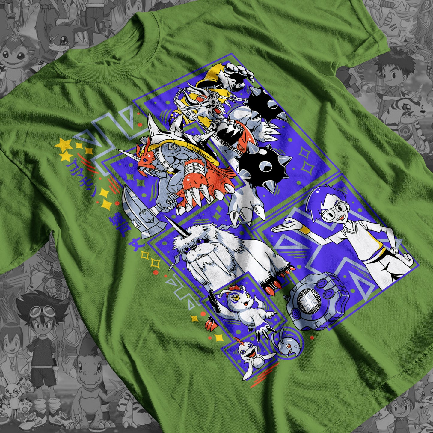 Digimon: Gomamon 01 Premium Anime Design, High Quality DTF Print, 100% Cotton Shirt