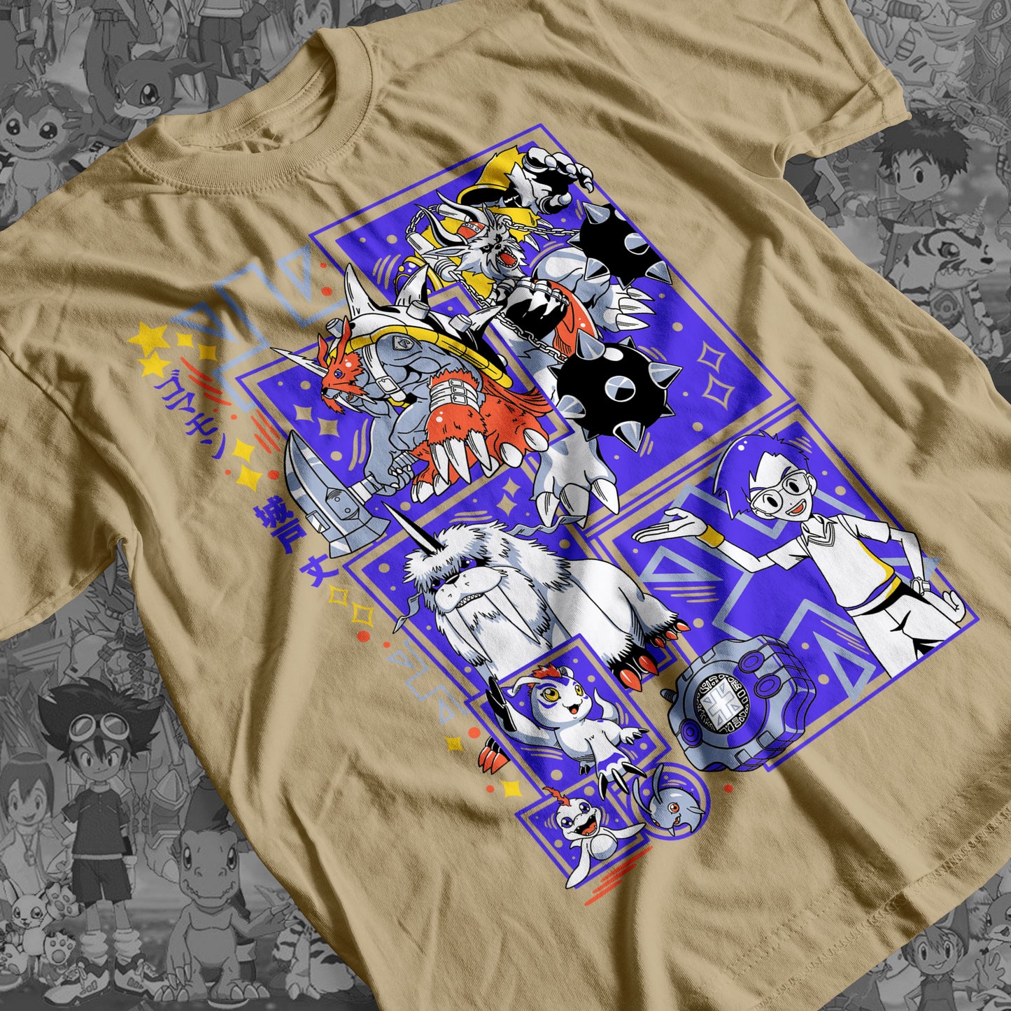 Digimon: Gomamon 01 Premium Anime Design, High Quality DTF Print, 100% Cotton Shirt