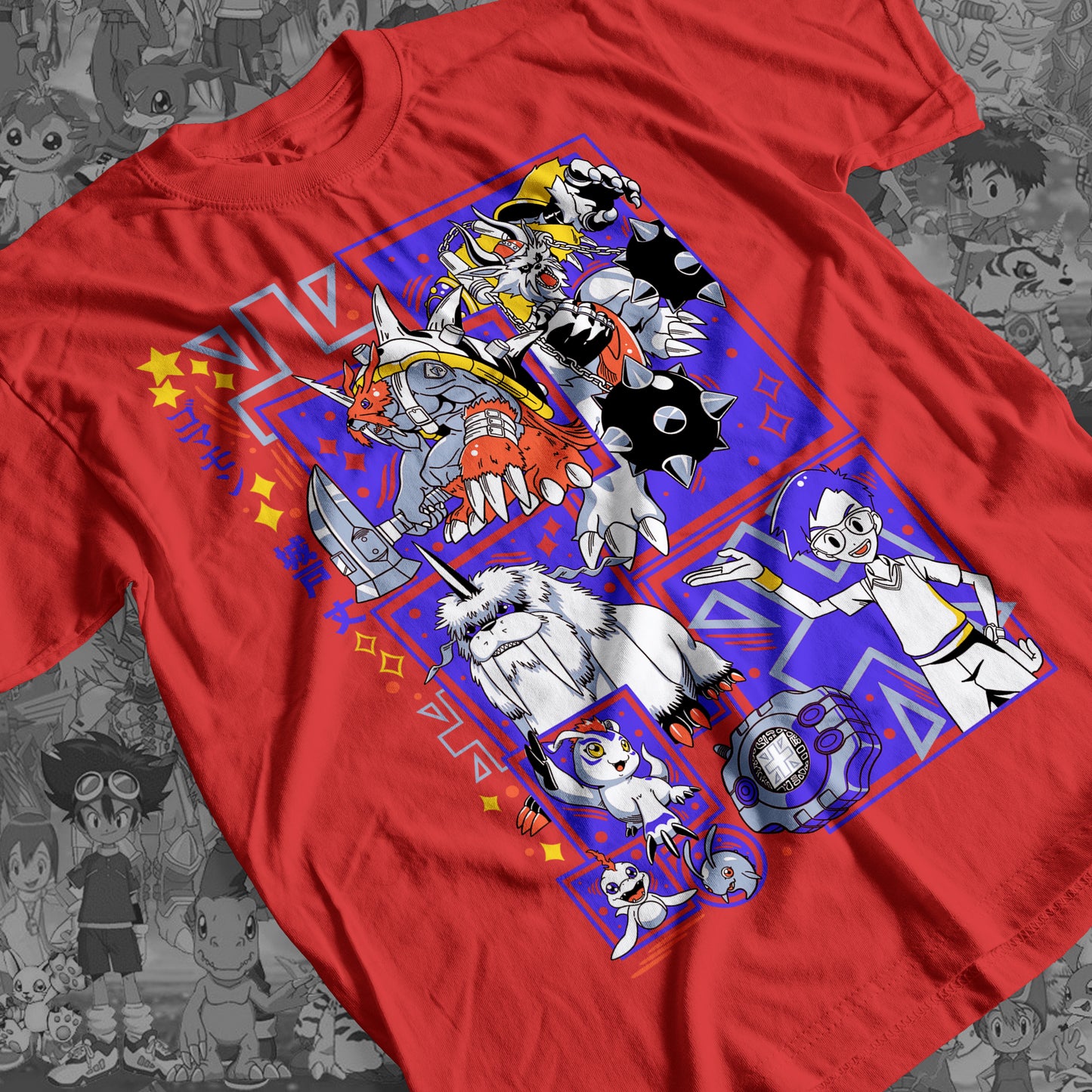 Digimon: Gomamon 01 Premium Anime Design, High Quality DTF Print, 100% Cotton Shirt