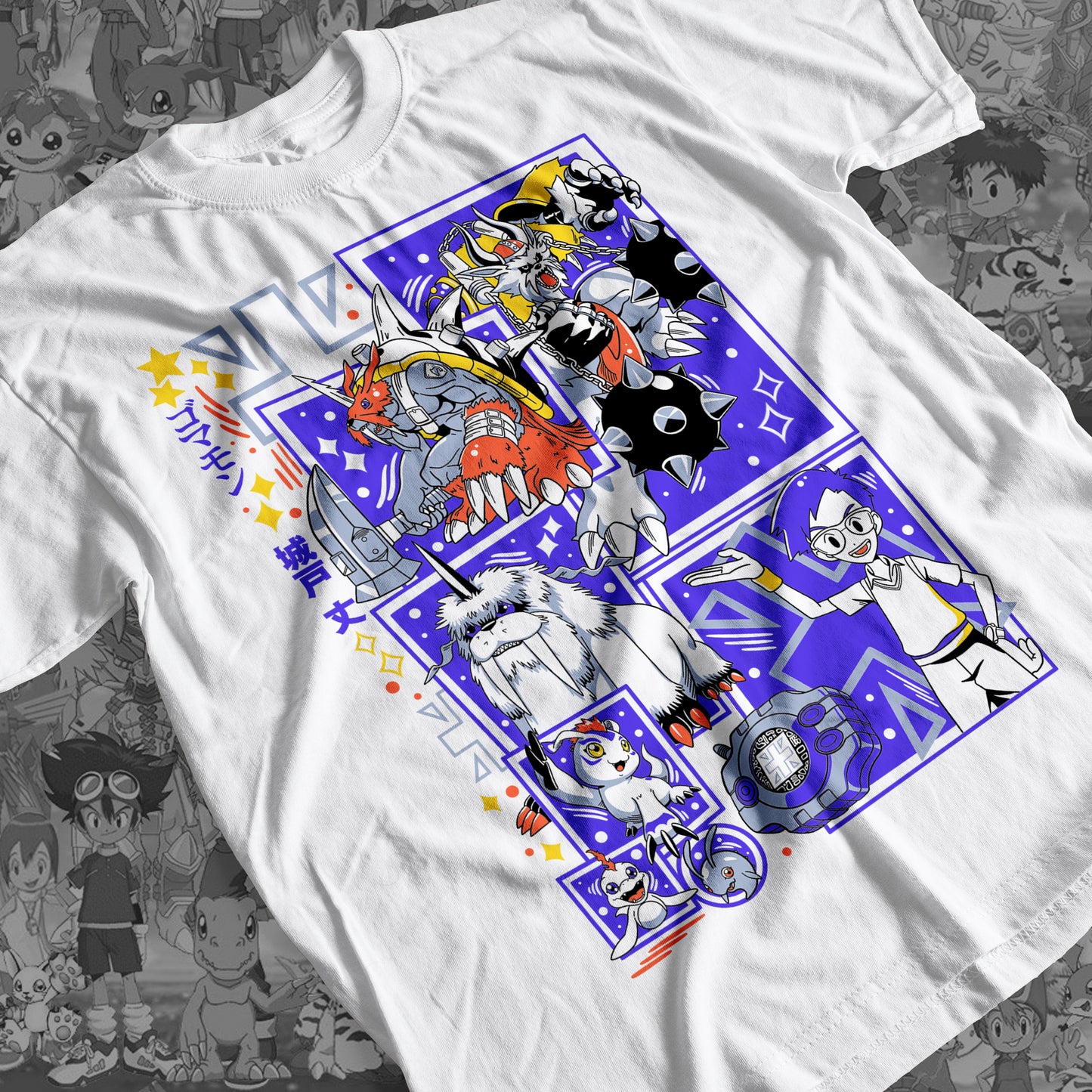 Digimon: Gomamon 01 Premium Anime Design, High Quality DTF Print, 100% Cotton Shirt