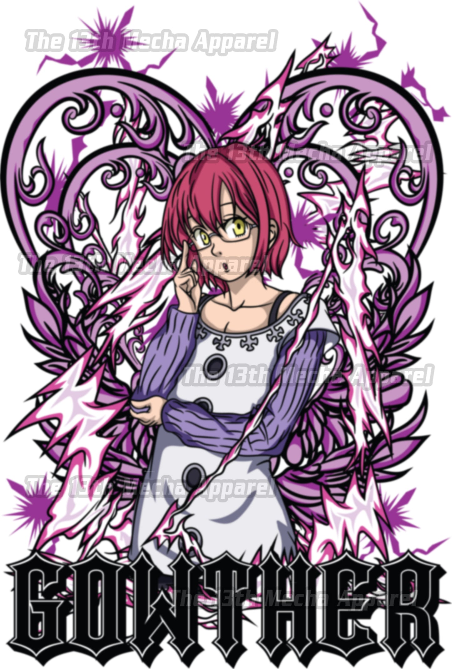 7 Deadly Sins Goat Sin of Lust - Gowther 02 Premium Anime Design, High Quality DTF Print, 100% Cotton Shirt