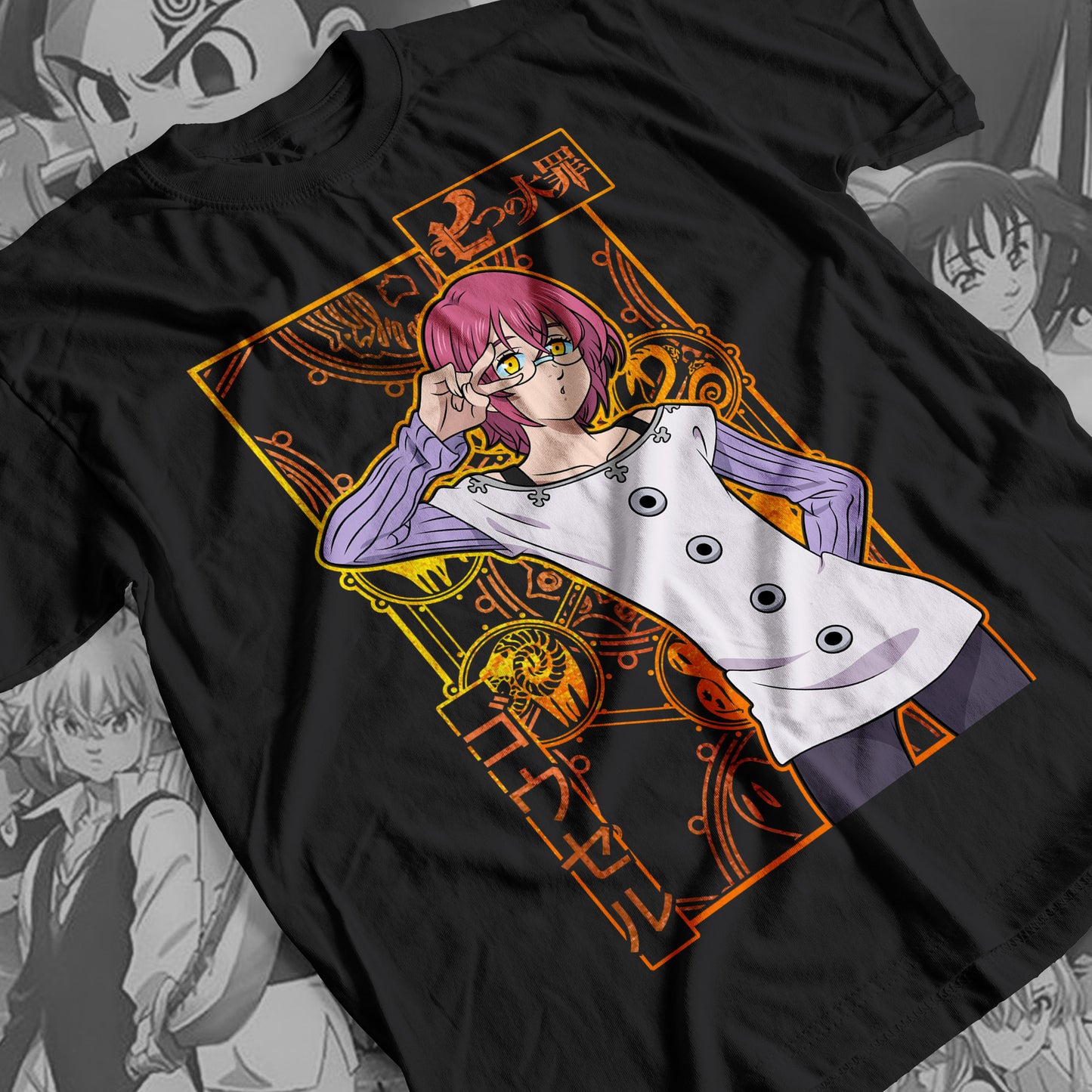 7 Deadly Sins Goat Sin of Lust - Gowther 01 Premium Anime Design, High Quality DTF Print, 100% Cotton Shirt