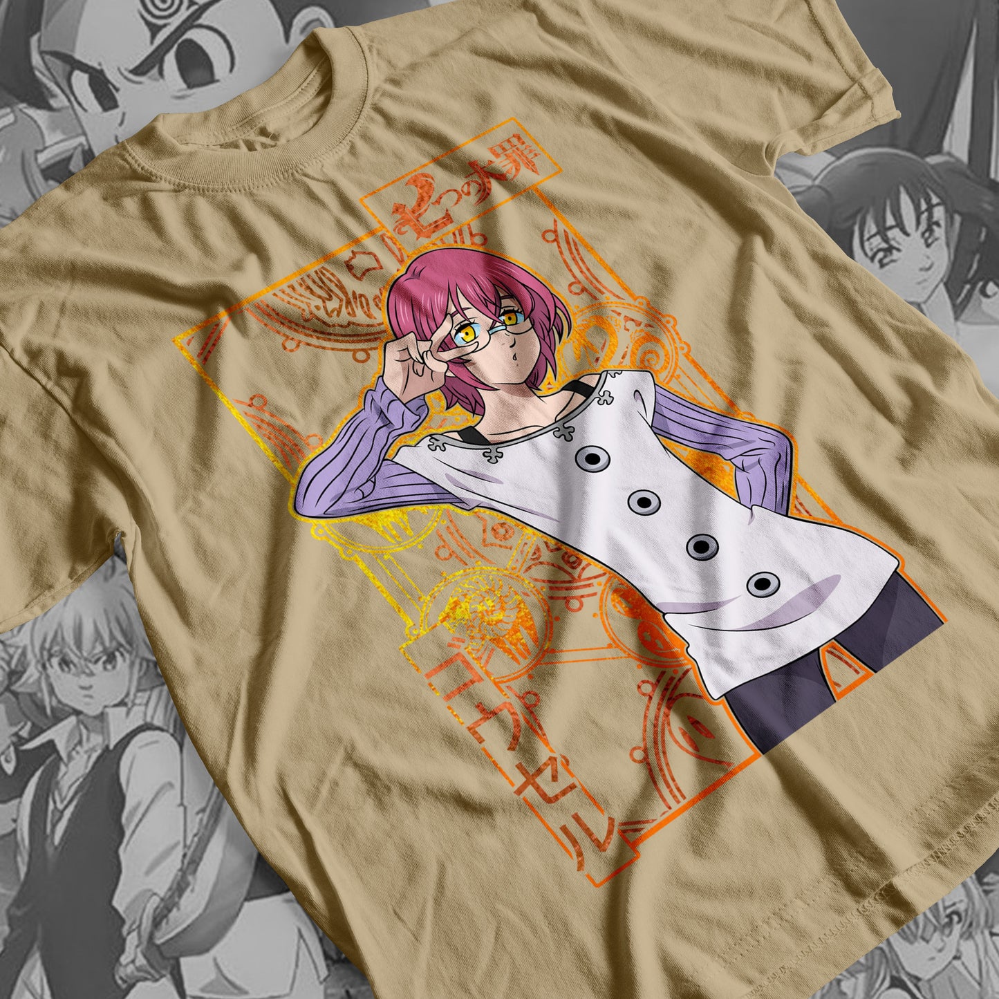 7 Deadly Sins Goat Sin of Lust - Gowther 01 Premium Anime Design, High Quality DTF Print, 100% Cotton Shirt