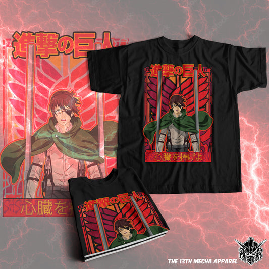 Attack on Titan - Hanger Zoe 02 Premium Anime Design, High Quality DTF Print, 100% Cotton Shirt
