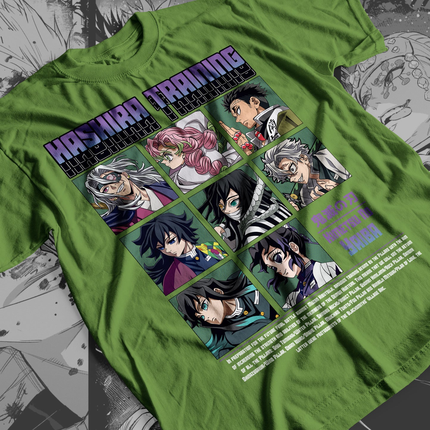 Demon Slayer - Hashira 02 Premium Anime Design, High Quality DTF Print, 100% Cotton Shirt