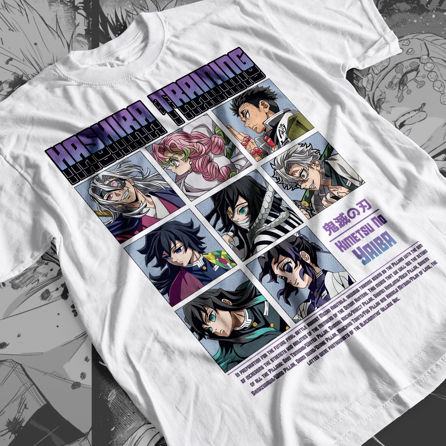 Demon Slayer - Hashira 02 Premium Anime Design, High Quality DTF Print, 100% Cotton Shirt