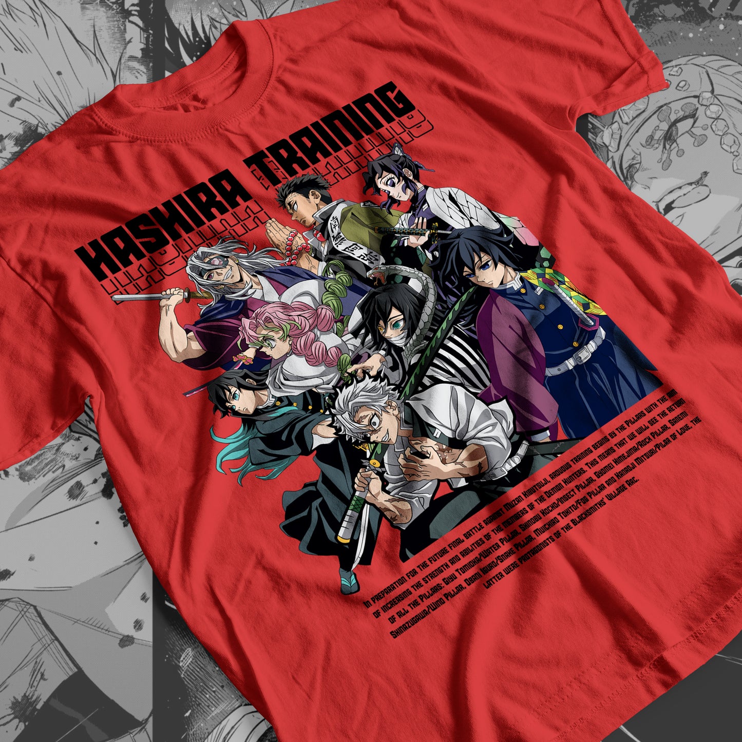 Demon Slayer - Hashira 01 Premium Anime Design, High Quality DTF Print, 100% Cotton Shirt