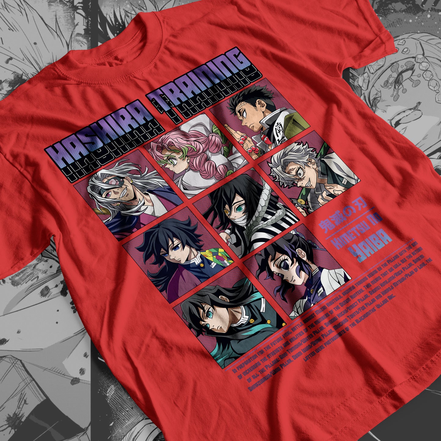 Demon Slayer - Hashira 02 Premium Anime Design, High Quality DTF Print, 100% Cotton Shirt