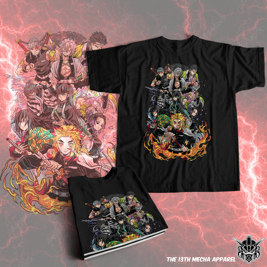 Demon Slayer - Hashira 04 Premium Anime Design, High Quality DTF Print, 100% Cotton Shirt