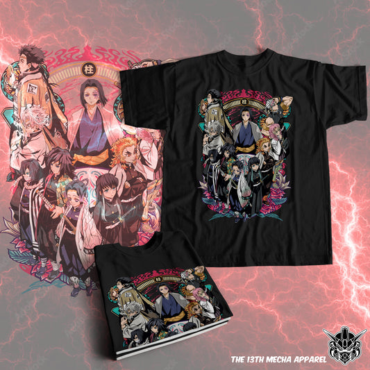 Demon Slayer - Hashira 03 Premium Anime Design, High Quality DTF Print, 100% Cotton Shirt
