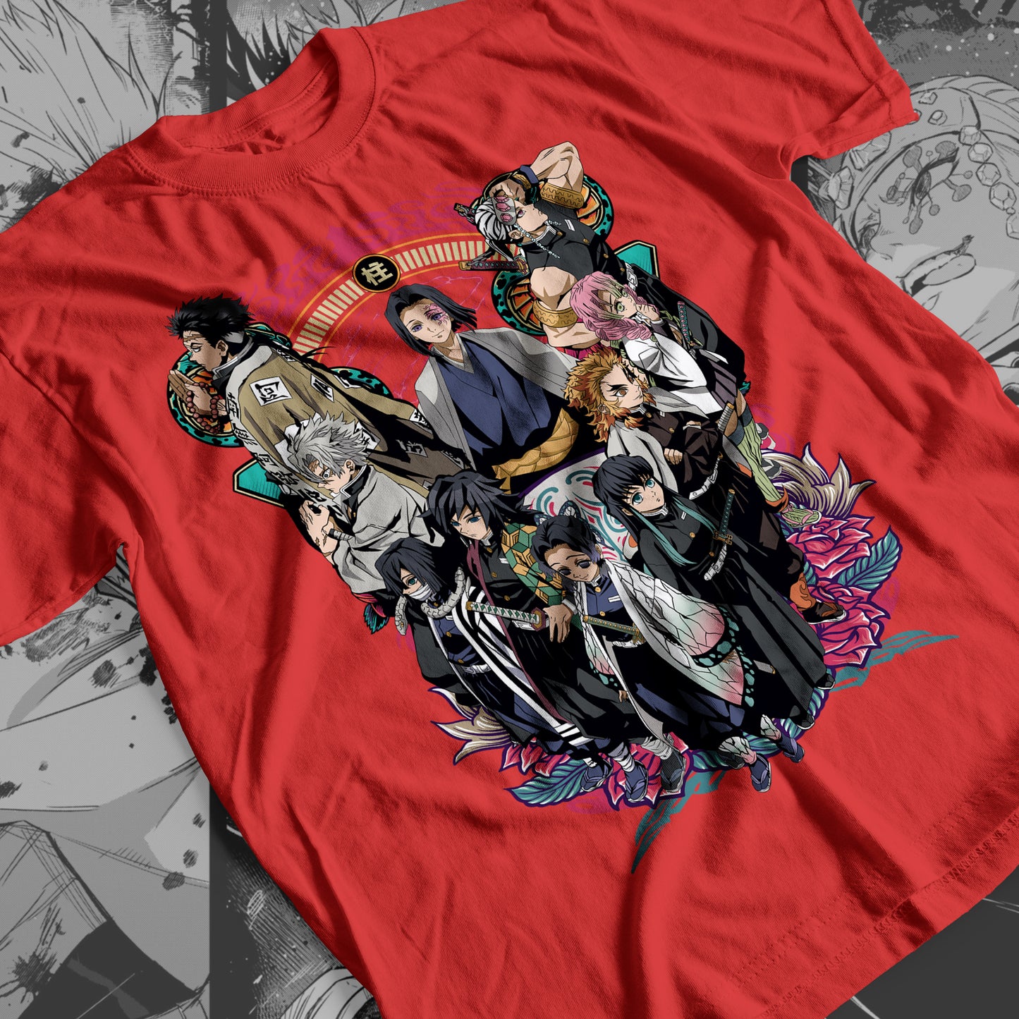 Demon Slayer - Hashira 03 Premium Anime Design, High Quality DTF Print, 100% Cotton Shirt
