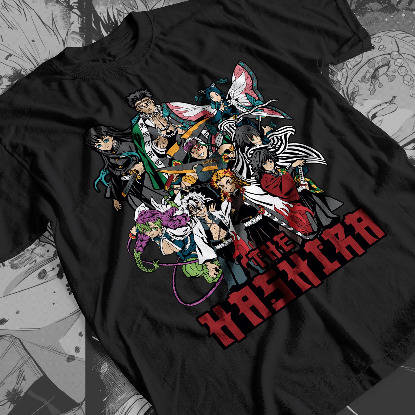 Demon Slayer - Hashira 06 Premium Anime Design, High Quality DTF Print, 100% Cotton Shirt