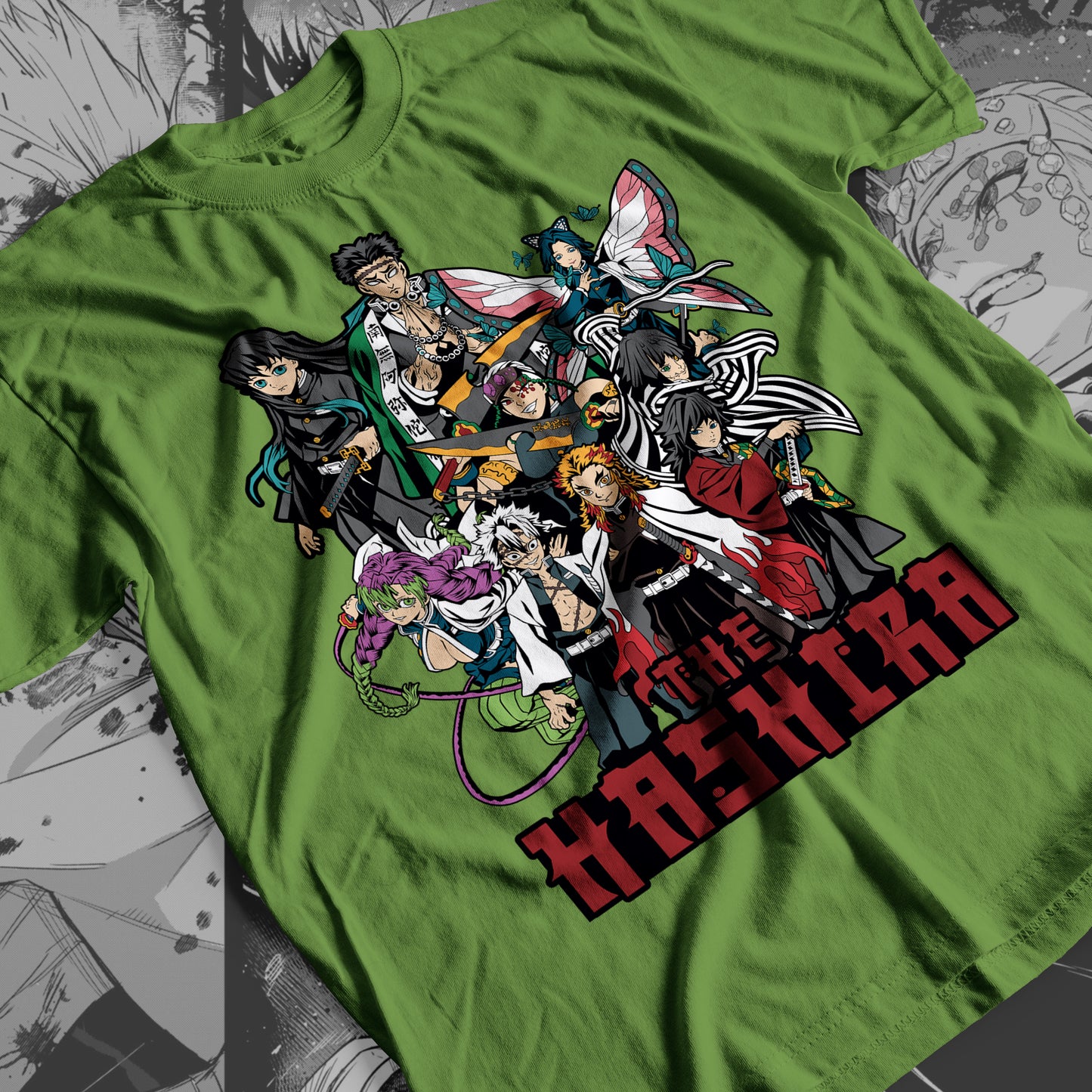 Demon Slayer - Hashira 06 Premium Anime Design, High Quality DTF Print, 100% Cotton Shirt