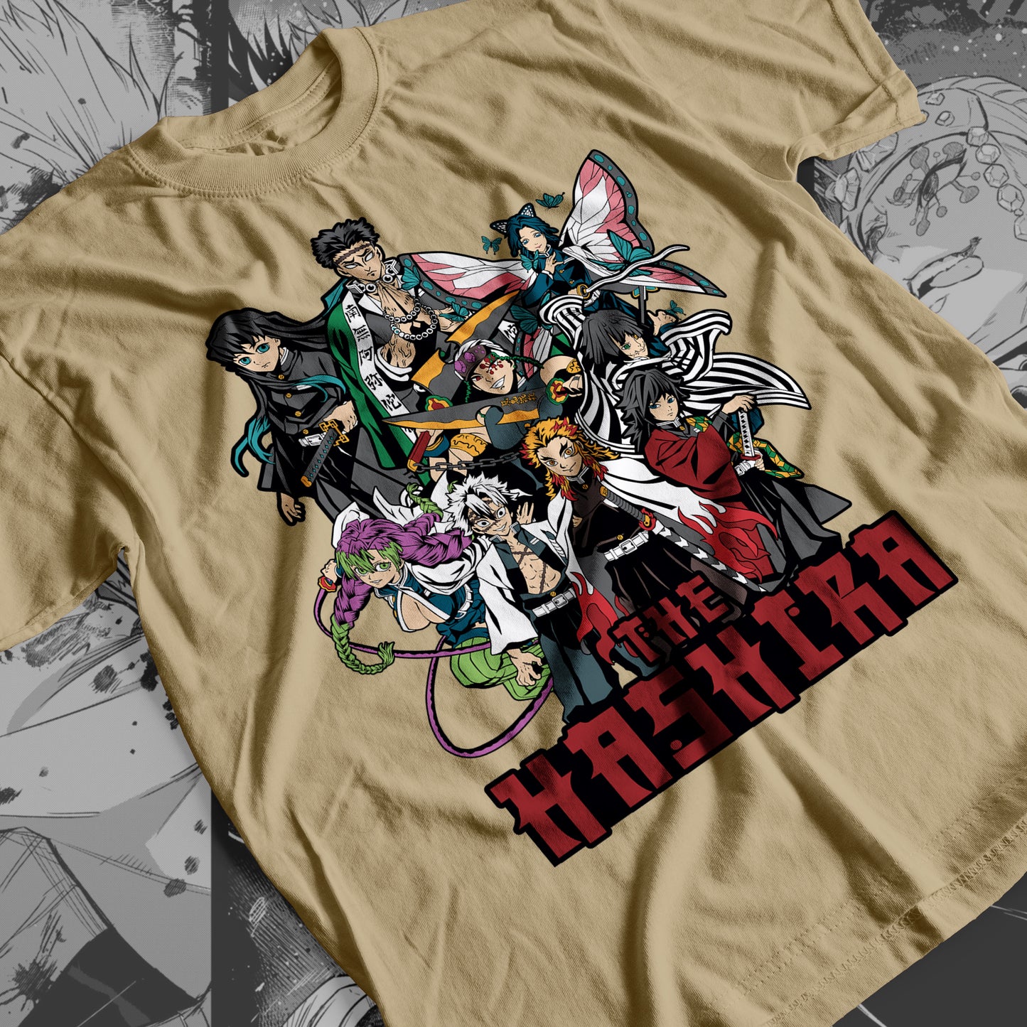 Demon Slayer - Hashira 06 Premium Anime Design, High Quality DTF Print, 100% Cotton Shirt