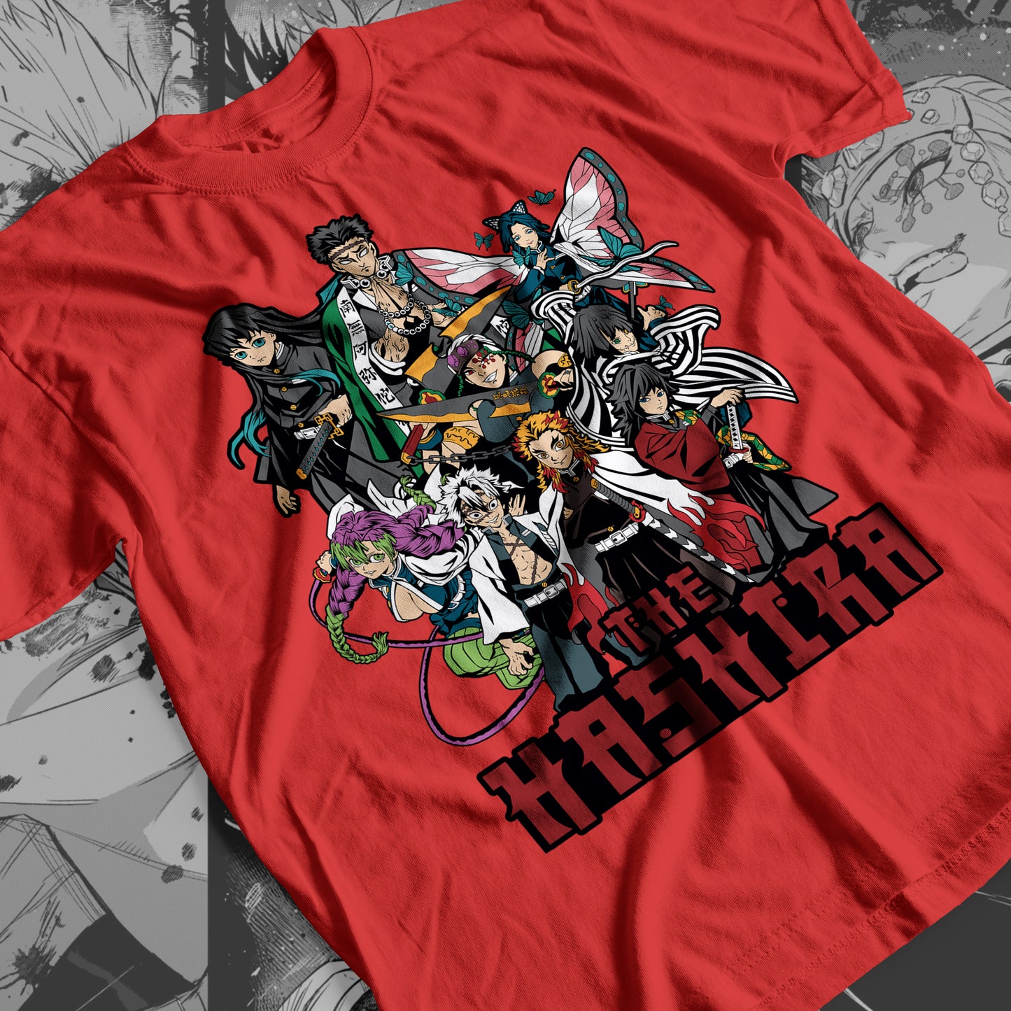Demon Slayer - Hashira 06 Premium Anime Design, High Quality DTF Print, 100% Cotton Shirt
