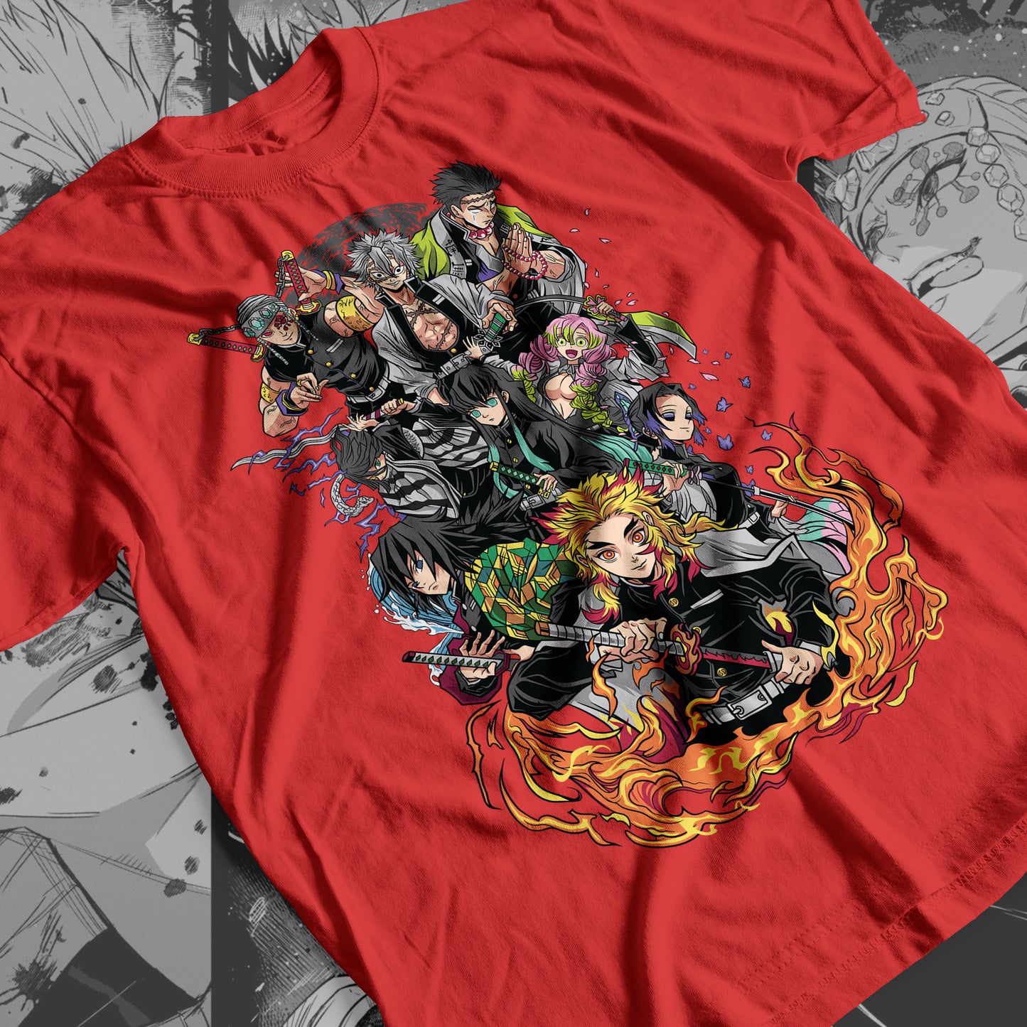 Demon Slayer - Hashira 04 Premium Anime Design, High Quality DTF Print, 100% Cotton Shirt