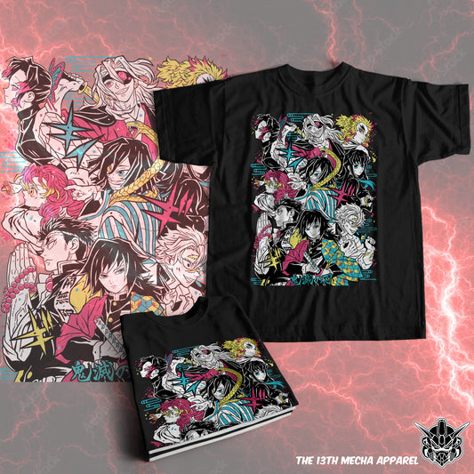 Demon Slayer - Hashira 05 Premium Anime Design, High Quality DTF Print, 100% Cotton Shirt