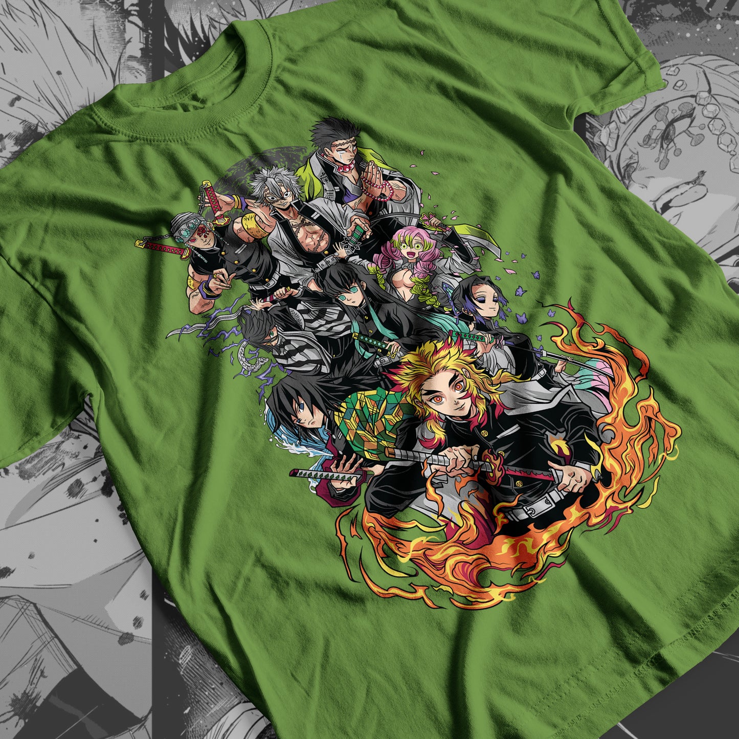Demon Slayer - Hashira 04 Premium Anime Design, High Quality DTF Print, 100% Cotton Shirt