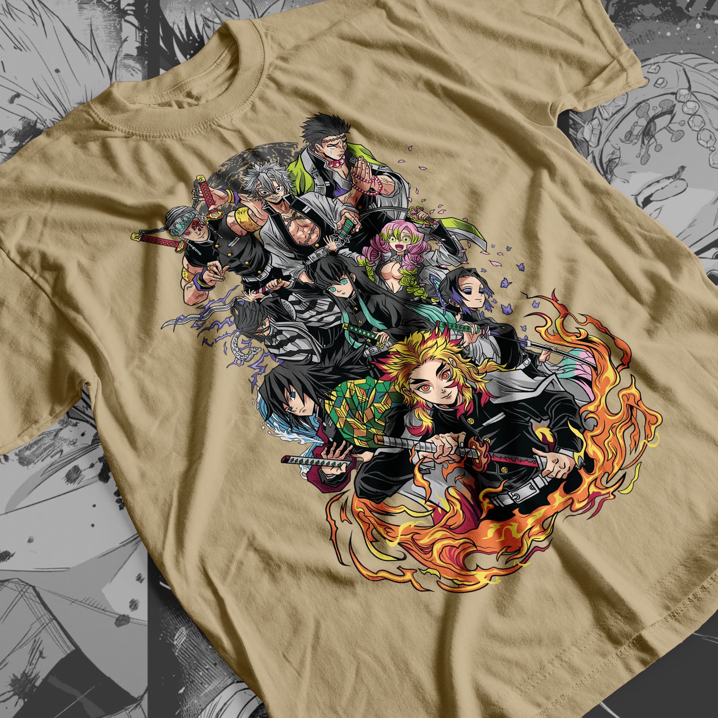 Demon Slayer - Hashira 04 Premium Anime Design, High Quality DTF Print, 100% Cotton Shirt