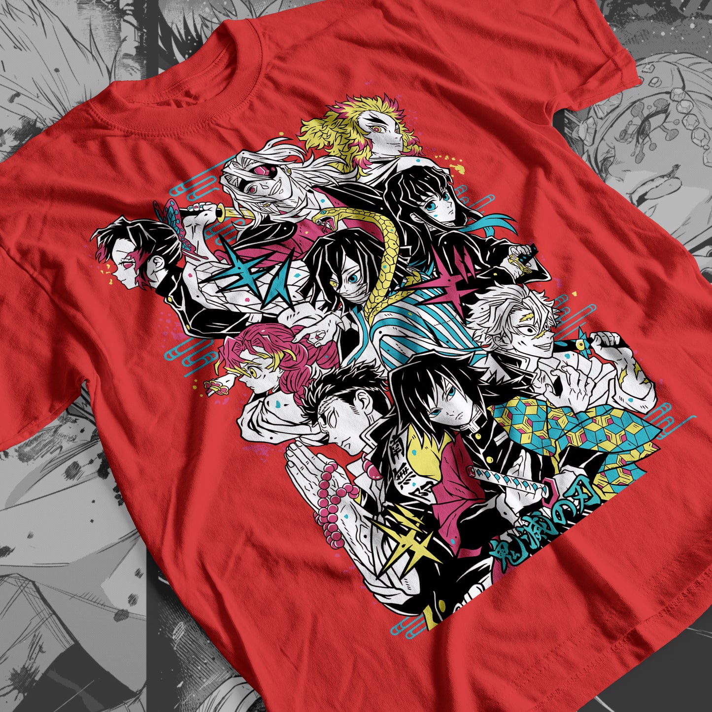 Demon Slayer - Hashira 05 Premium Anime Design, High Quality DTF Print, 100% Cotton Shirt