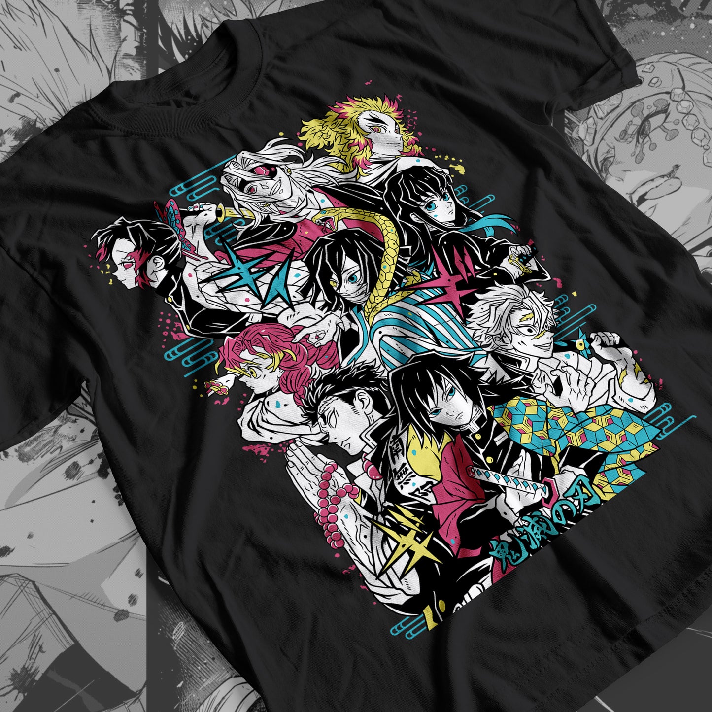 Demon Slayer - Hashira 05 Premium Anime Design, High Quality DTF Print, 100% Cotton Shirt