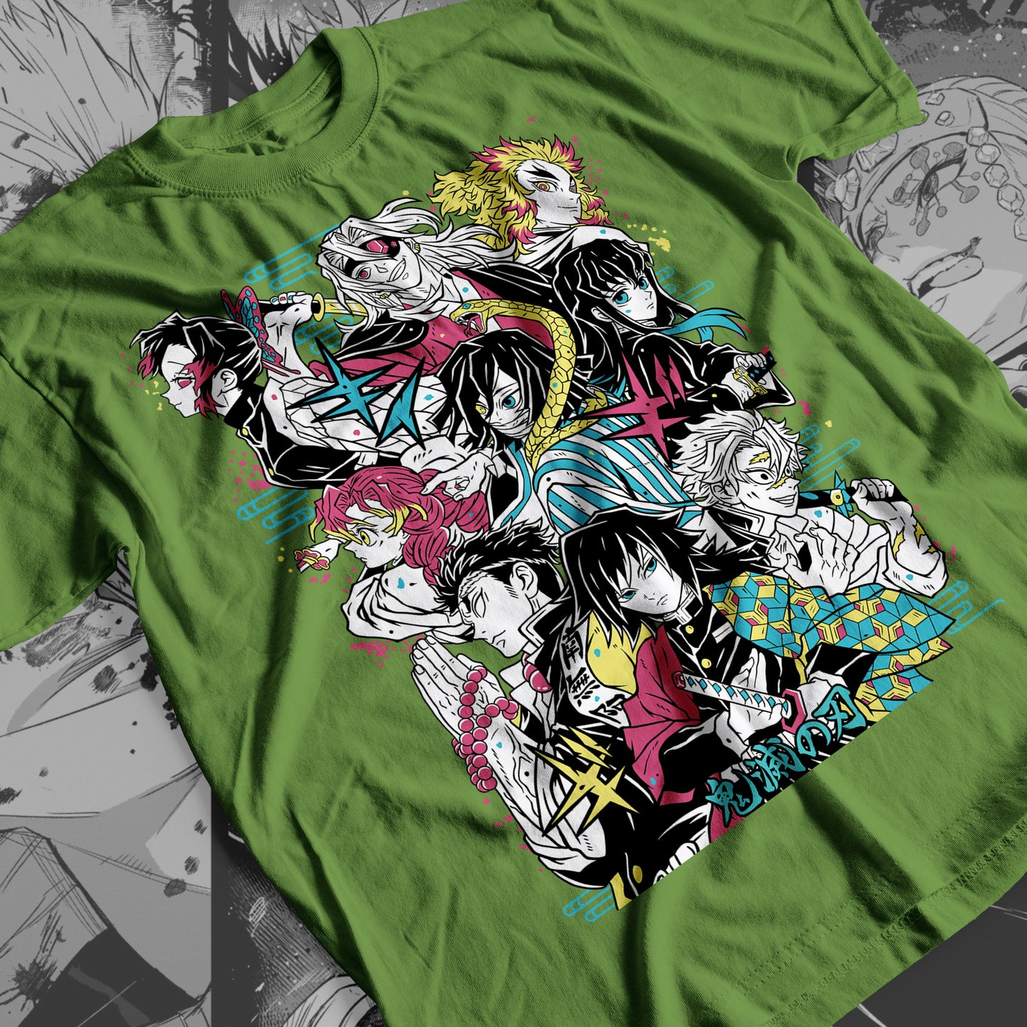 Demon Slayer - Hashira 05 Premium Anime Design, High Quality DTF Print, 100% Cotton Shirt