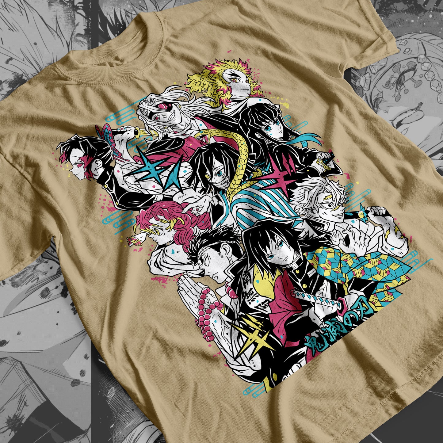 Demon Slayer - Hashira 05 Premium Anime Design, High Quality DTF Print, 100% Cotton Shirt