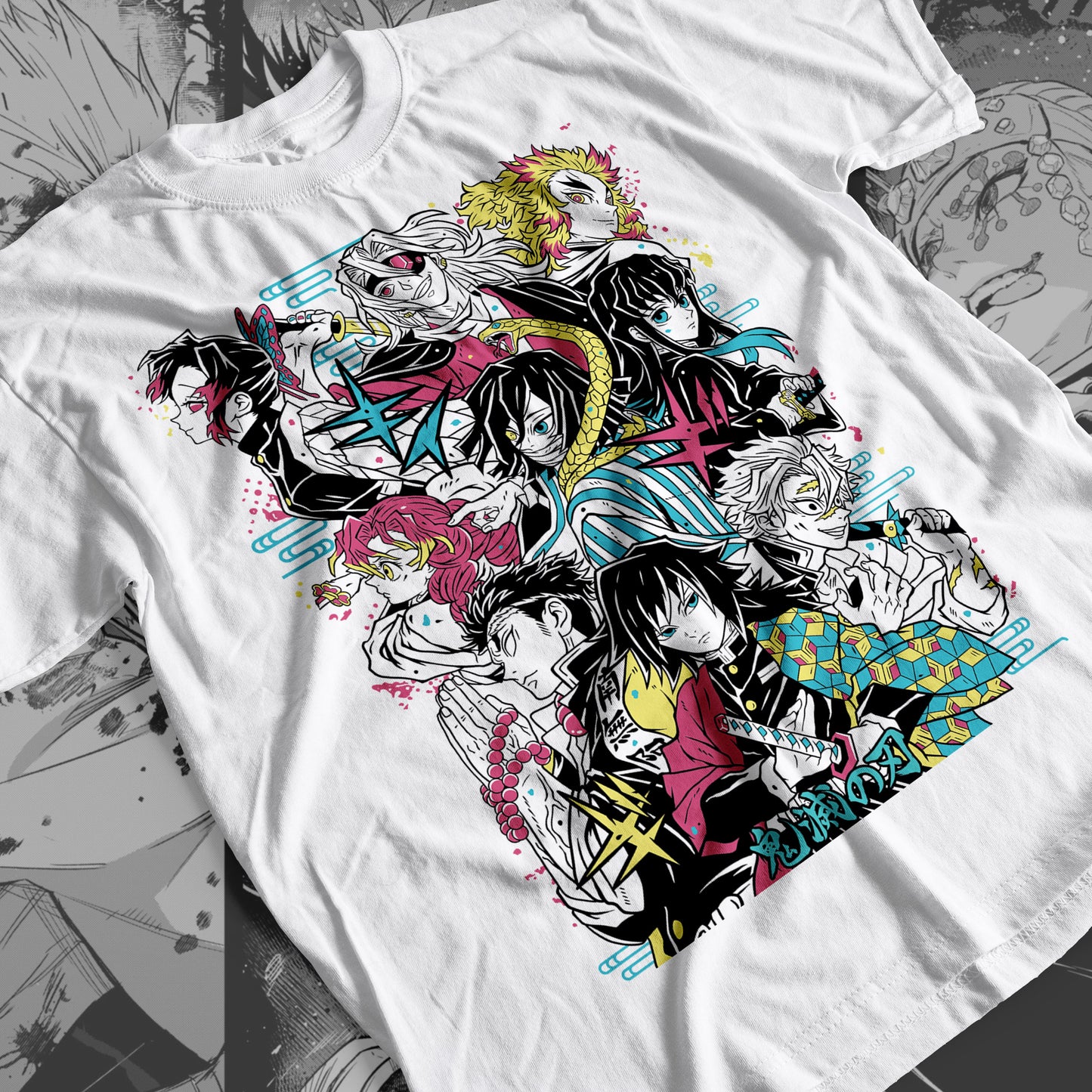 Demon Slayer - Hashira 05 Premium Anime Design, High Quality DTF Print, 100% Cotton Shirt