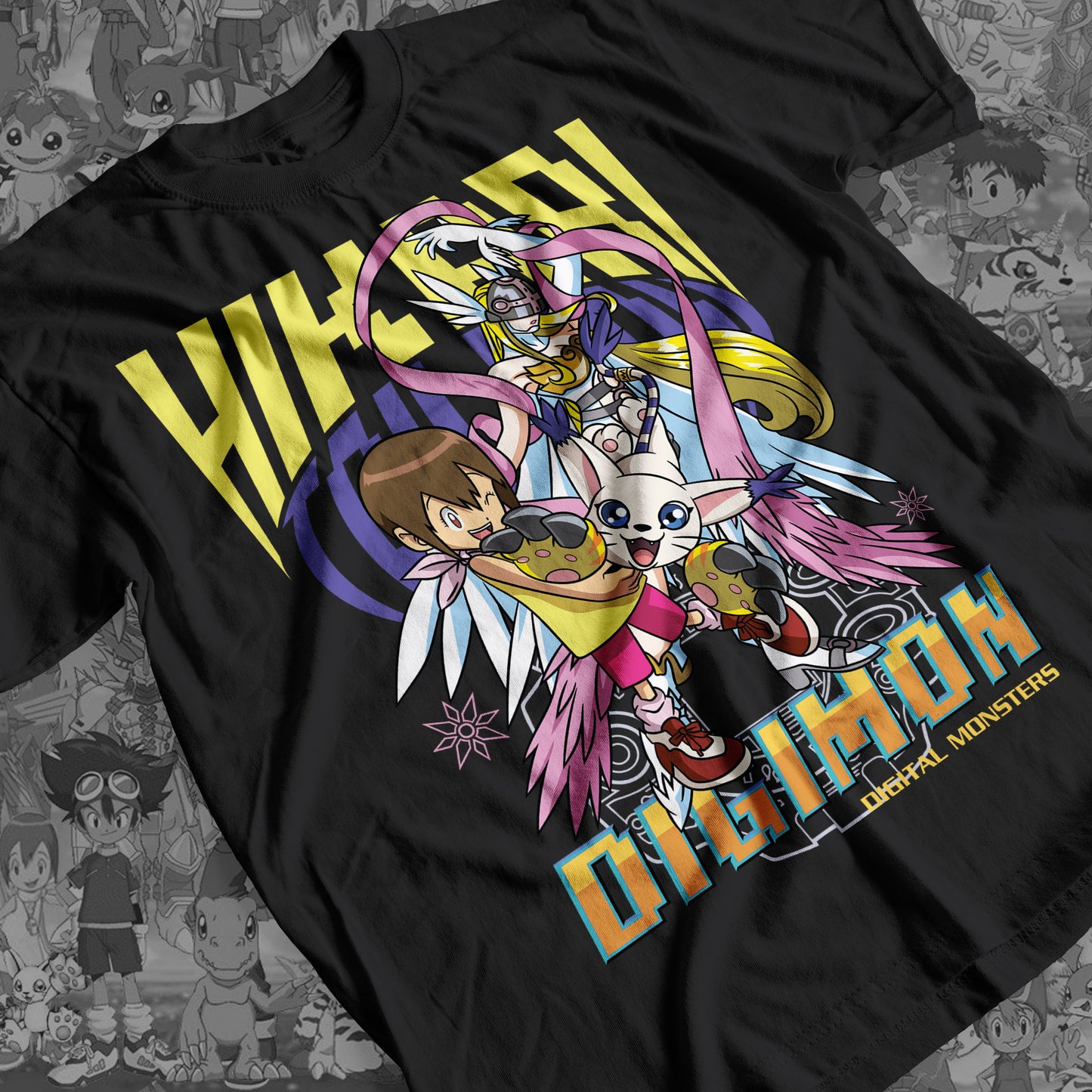 Digimon: Hikari 01 Premium Anime Design, High Quality DTF Print, 100% Cotton Shirt