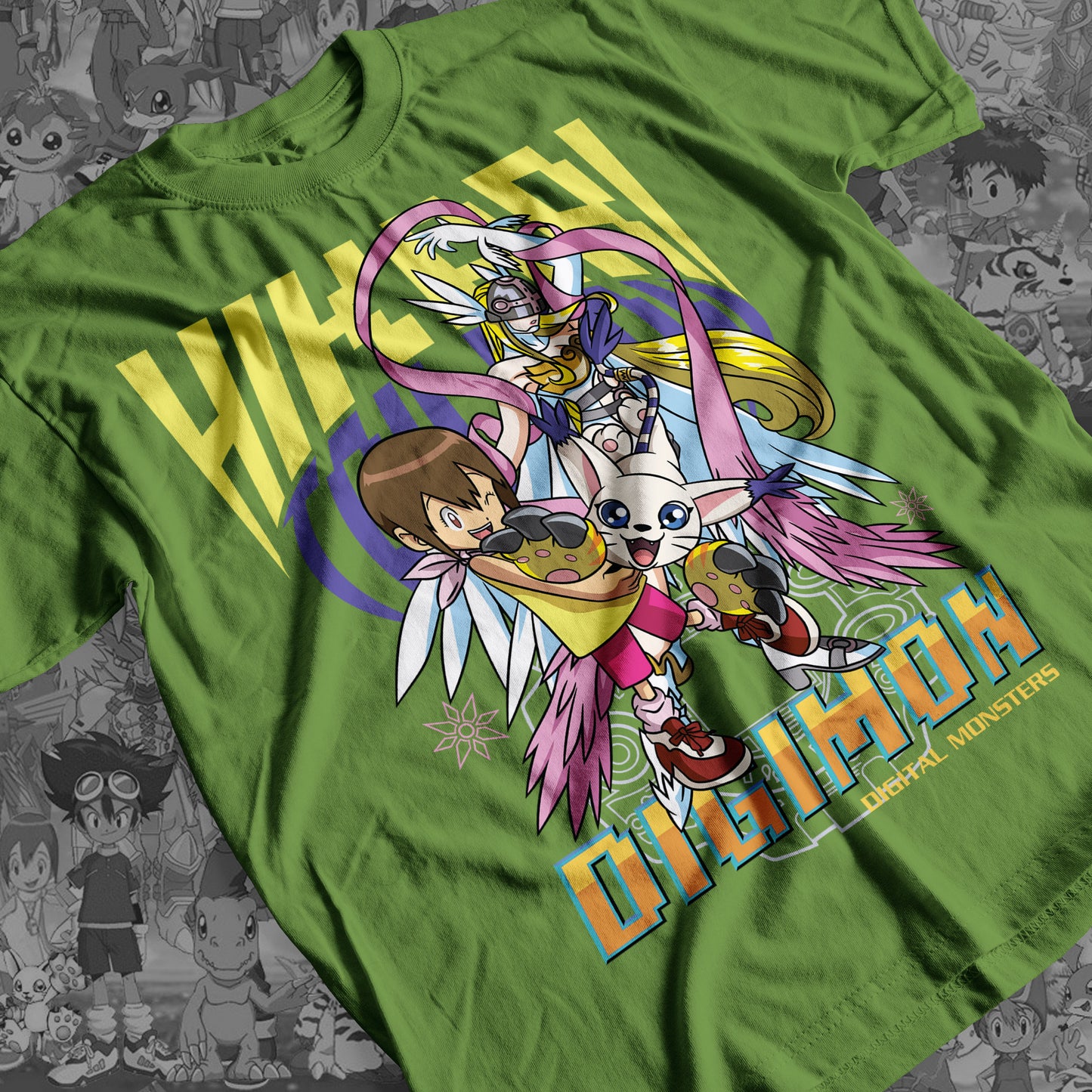 Digimon: Hikari 01 Premium Anime Design, High Quality DTF Print, 100% Cotton Shirt