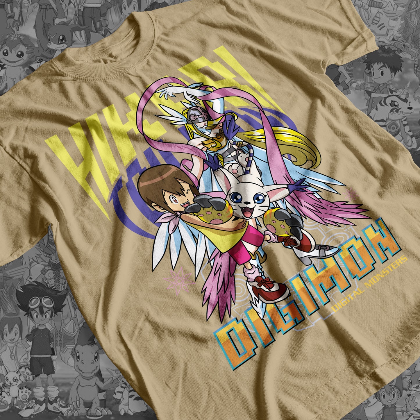 Digimon: Hikari 01 Premium Anime Design, High Quality DTF Print, 100% Cotton Shirt