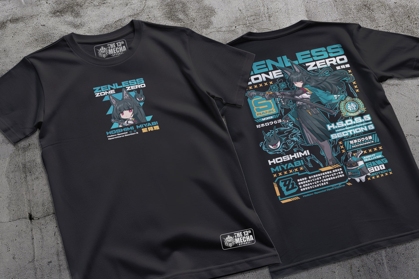 Zenless Zone Zero - Hoshimi Mayabi 01 Premium Anime Design, High Quality DTF Print, 100% Cotton Shirt