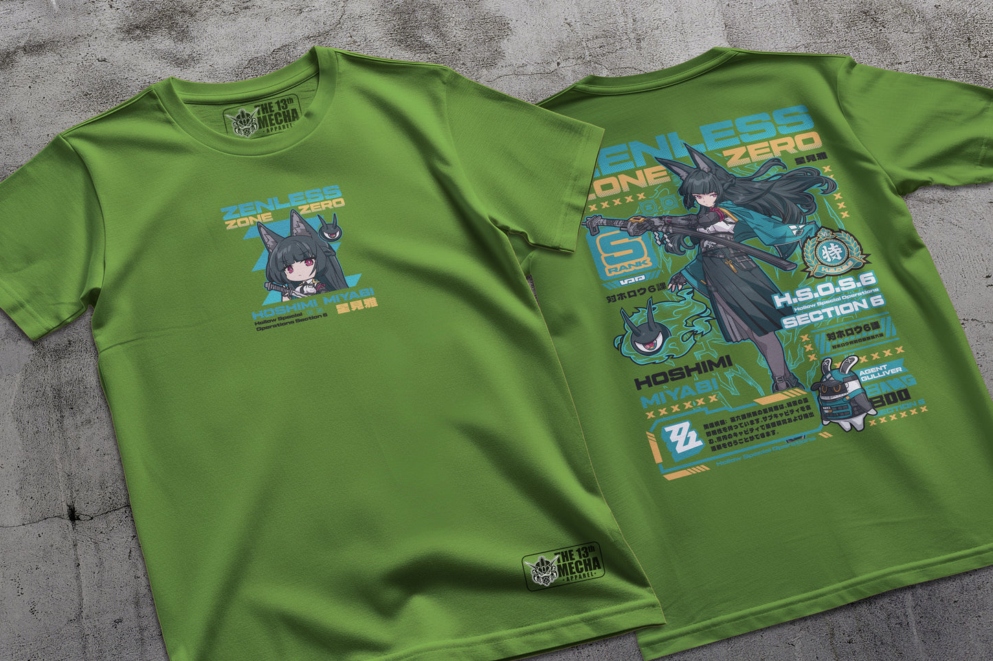 Zenless Zone Zero - Hoshimi Mayabi 01 Premium Anime Design, High Quality DTF Print, 100% Cotton Shirt