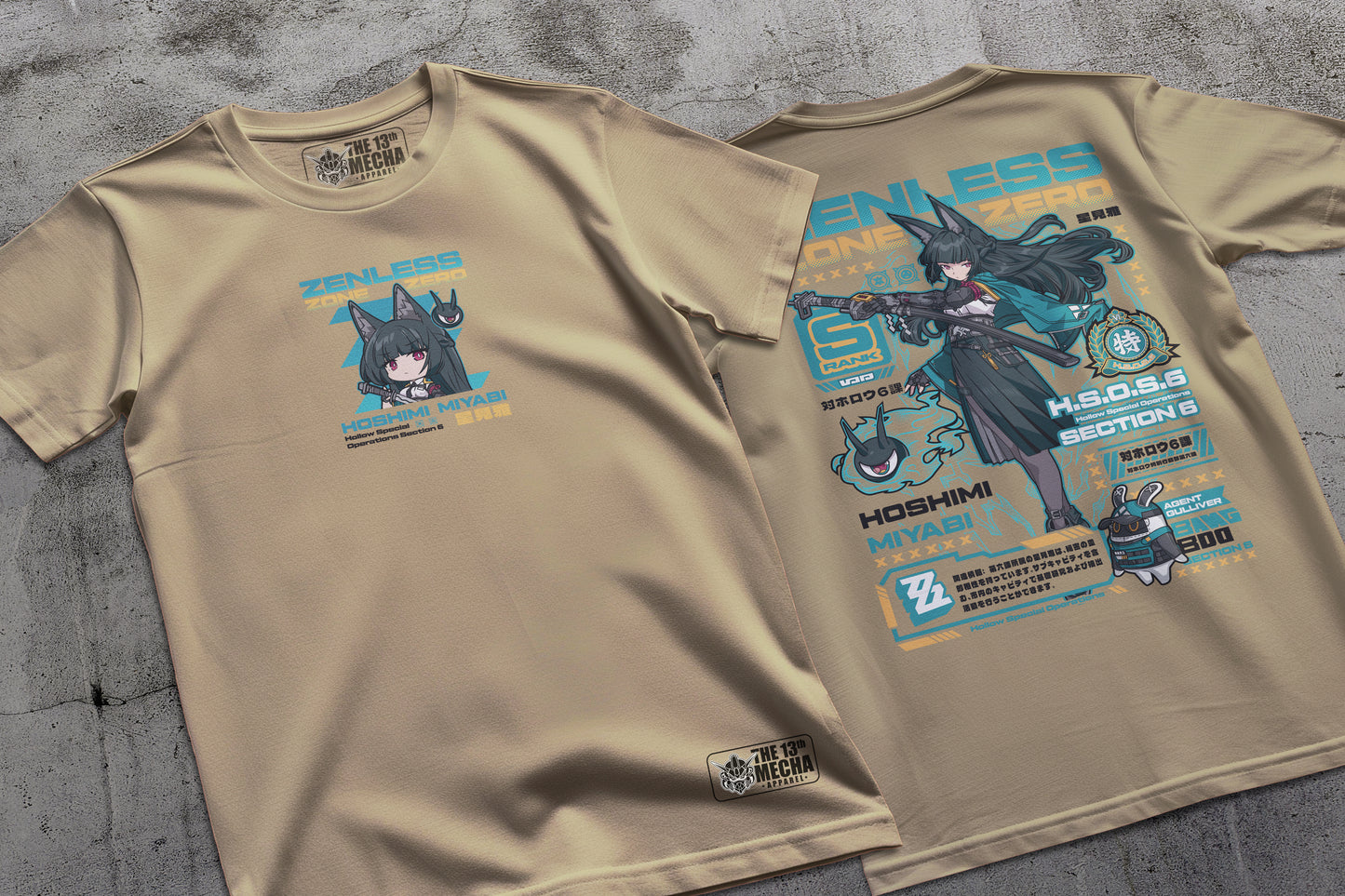 Zenless Zone Zero - Hoshimi Mayabi 01 Premium Anime Design, High Quality DTF Print, 100% Cotton Shirt